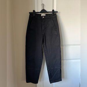 EVERLANE Barrel Pants Black Size 0